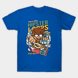 Retro Cereal Box Hipster Loops // Junk Food Nostalgia // Cereal Lover T-Shirt